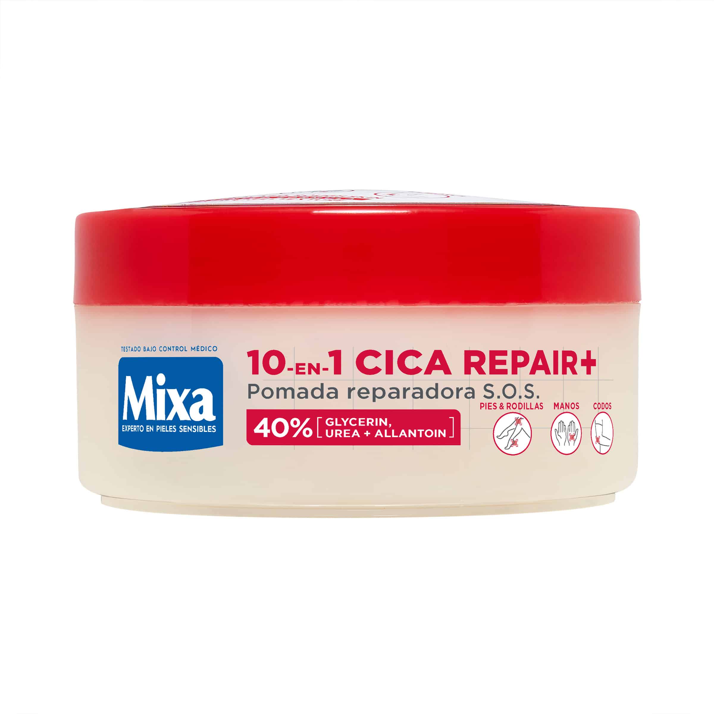 Mixa Pomada Reparadora S.O.S. 10-en-1 Cica Repair+ para piel seca o agrietada 150ML